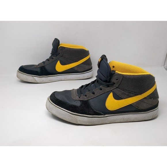 Nike Mavrk Mid 2 Size 8 Shoes Mens Gray Mango Laser Orange Sneakers‎ 386611-080 - Picture 5 of 10
